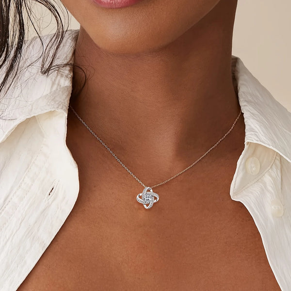 Eternal Infinity Knot Necklace - Straight Gifts