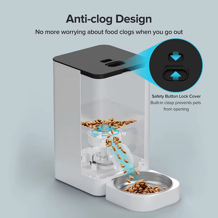 6L Smart WIFI Automatic Pet Feeder APP Control Cat Food Dispenser Automatic Dog Feeder Pet Timing Voice Dog Products