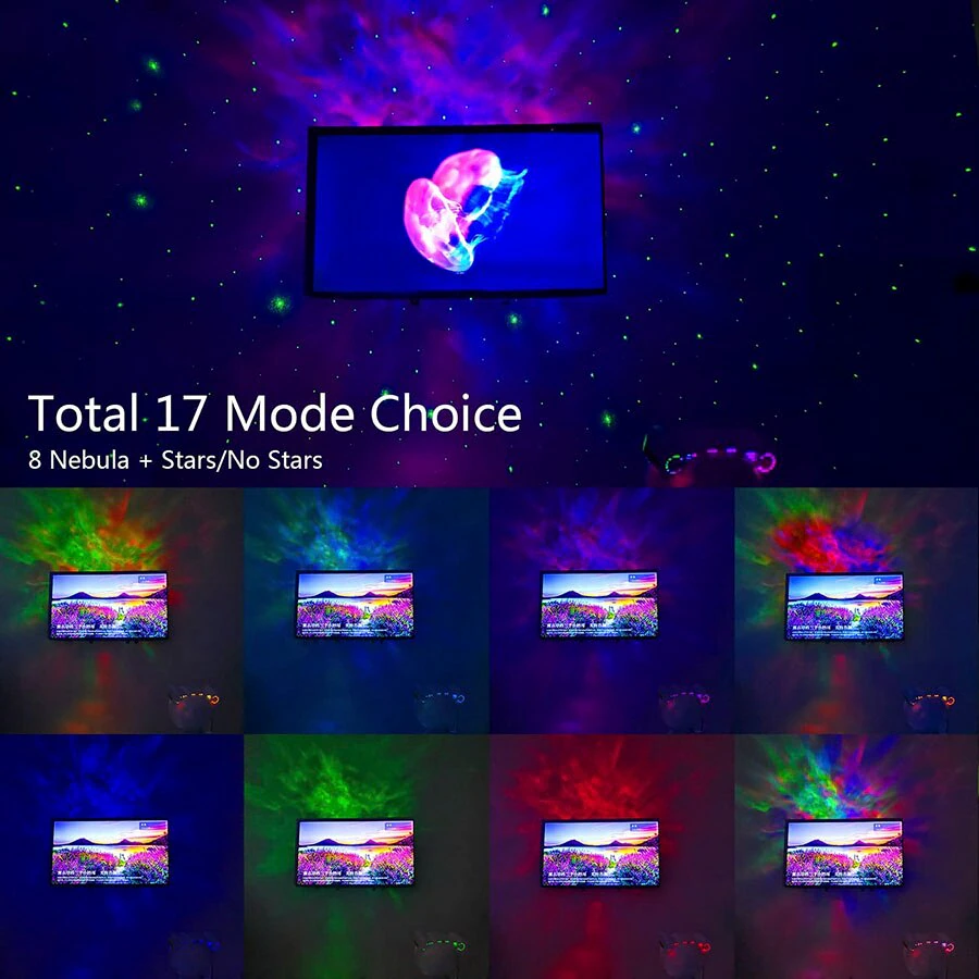 Astronaut Projector Galaxy Starry Sky Night Light Ocean Star LED Lamp - Straight Gifts