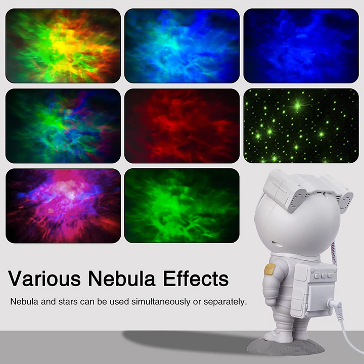 Astronaut Projector Galaxy Starry Sky Night Light Ocean Star LED Lamp - Straight Gifts