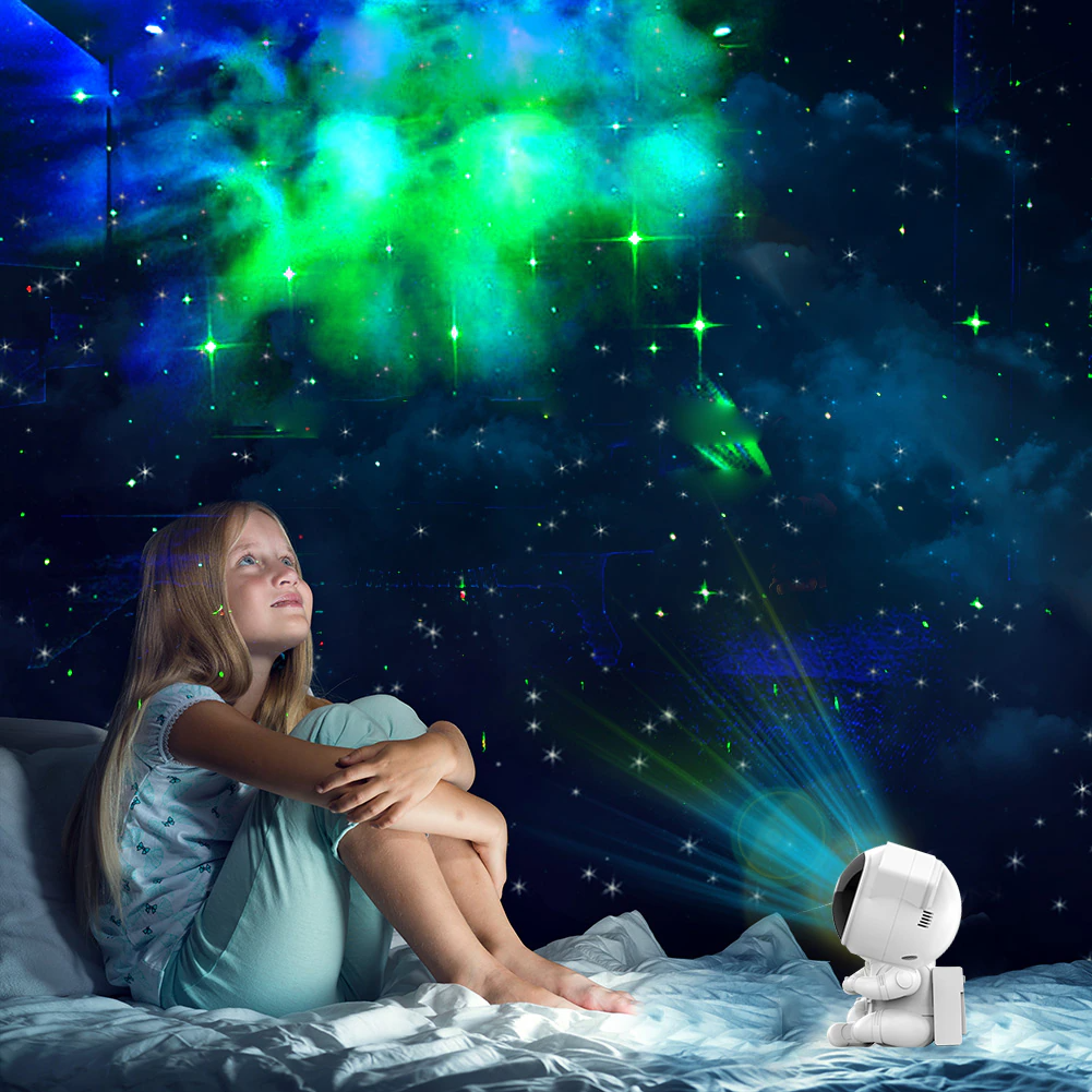 Astronaut Projector Galaxy Starry Sky Night Light Ocean Star LED Lamp - Straight Gifts