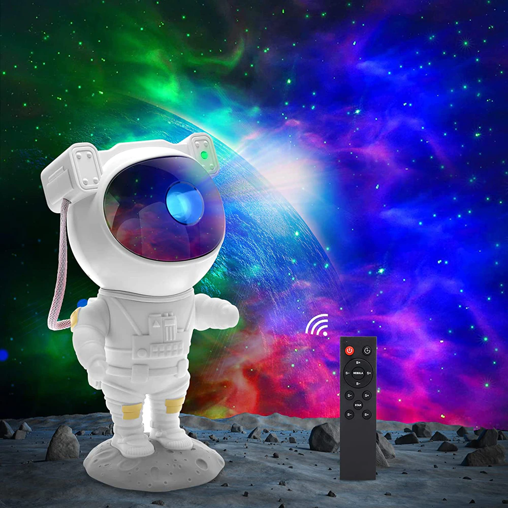 Astronaut Projector Galaxy Starry Sky Night Light Ocean Star LED Lamp - Straight Gifts