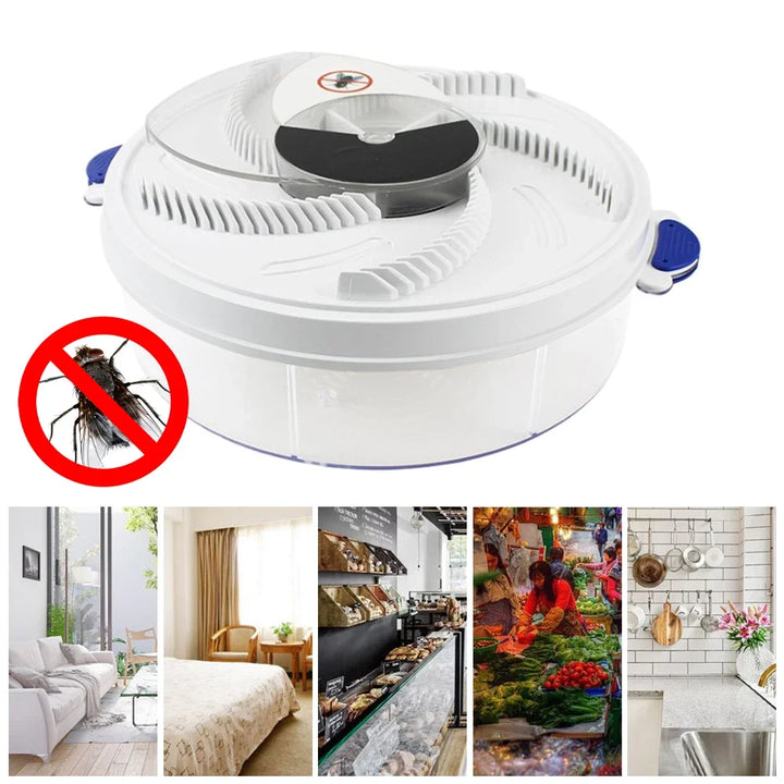 Automatic Pest Catcher USB Rechargeable Pest Catcher Device Automatic Flycatcher Home Kitchen Flytrap Quiet Indoor Insect Reject