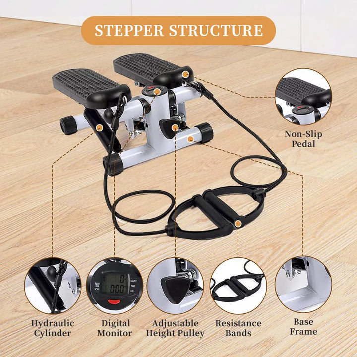 LCD stepper stair exercise equipment