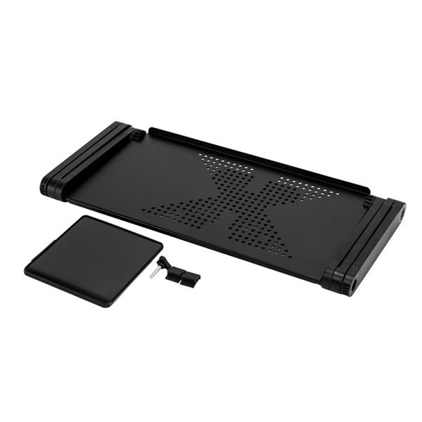 Multifunctional Portable Folding Table with Fan & Mouse Plate