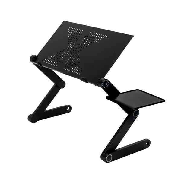 Multifunctional Portable Folding Table with Fan & Mouse Plate