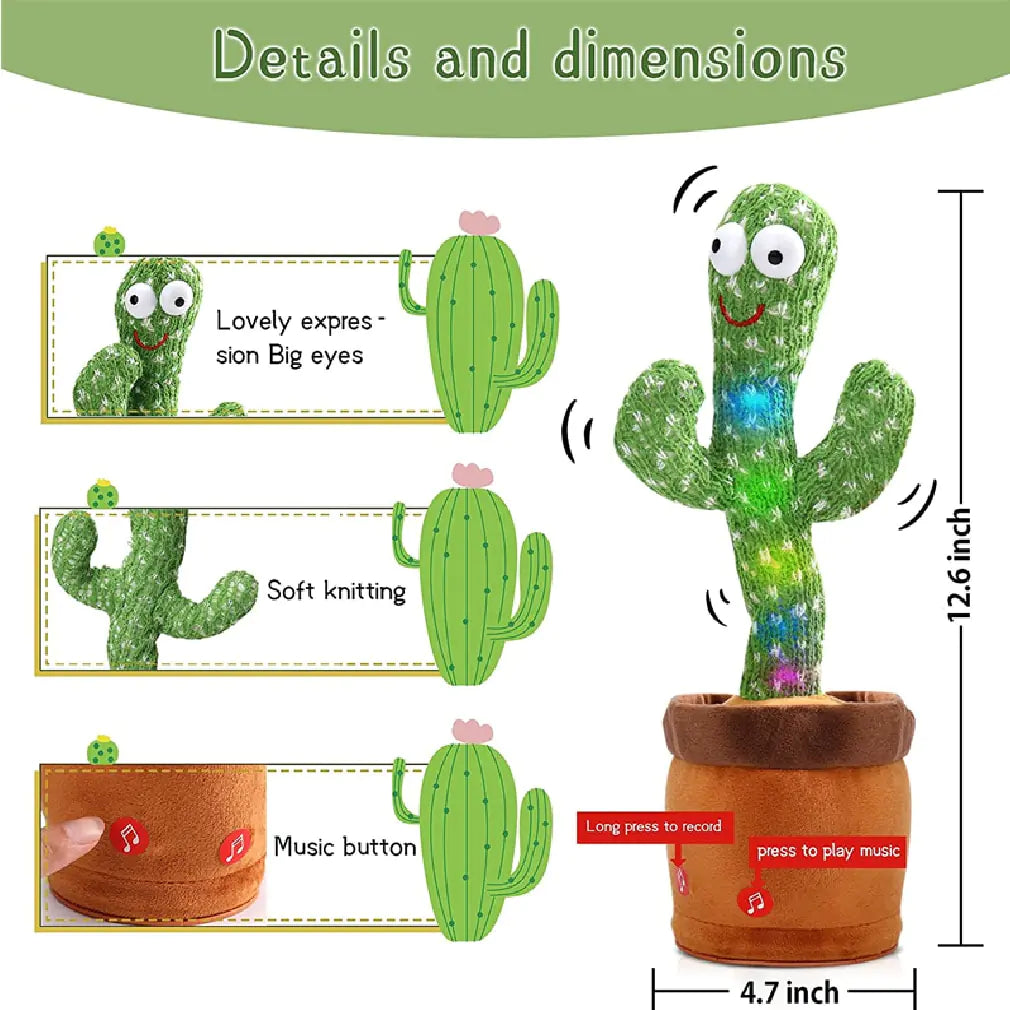 Dancing and Talikng Cactus Toy - Straight Gifts