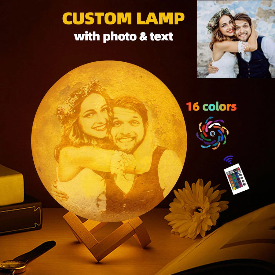 Custom Lunar Glow Night Light Straight Gifts